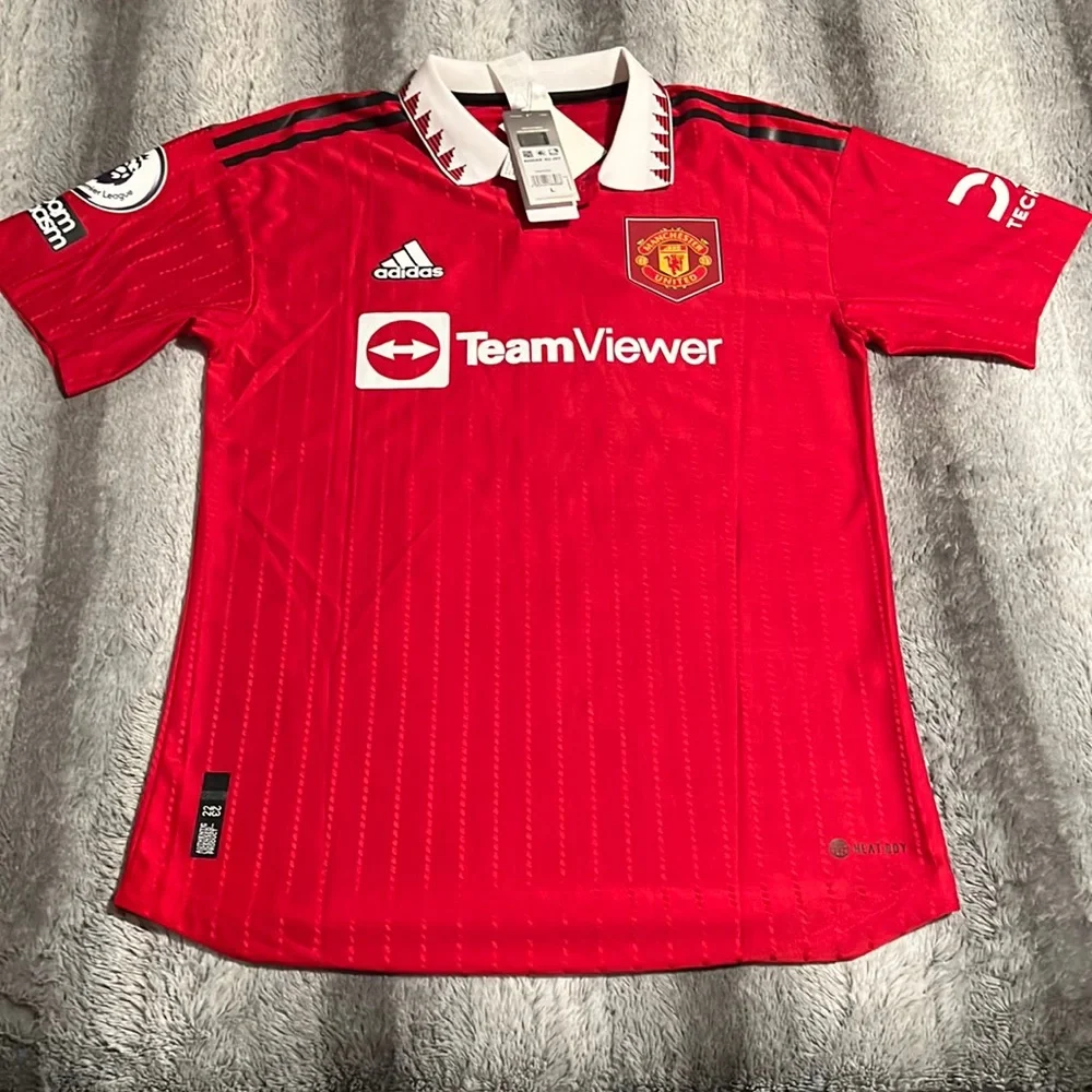 Manchester United #8 Bruno Fernandes Adidas Home Jersey AUTHENTIC